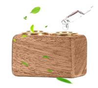 Freshener Perfume Bottles, Wooden Air Freshener Vent Perfume Diffuser 20g, Aromatherapy Fragrance Ornament Decor for Car, Long-term Use, Efficient Scent Replenishment