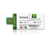 Freshliance Enregistreur de Température USB avec 30000 lectures, Enregistreur de Température à usage unique avec le rapport PDF/CSV, Couverture de haute précision 90 jours 10 paquet, Fresh Tag 1