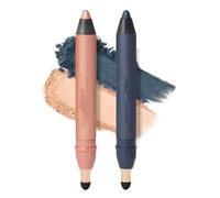 Freshlus Shadow Liner 2 in 1 Eyeliner Eyeshadow, Duo Eyeshadow Stick, Waterproof, Smudge-Proof Duo Eye Shadow Stick, Long-Lasting, Smooth, Easy To Color for Smolder Natural Eye Makeup (Set-E)