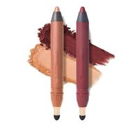 Freshlus Shadow Liner 2 in 1 Eyeliner Eyeshadow, Duo Eyeshadow Stick, Waterproof, Smudge-Proof Duo Eye Shadow Stick, Long-Lasting, Smooth, Easy To Color for Smolder Natural Eye Makeup (Set-C)