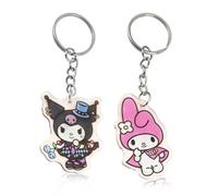 FRESHOER Lot de 2 porte-clés mignons en acrylique, My Melody and Kuromi, 2