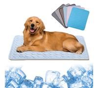 Freshpad Pour Chien, Freshpad Cosypet, S - XL Freshpad - Tapis Rafraichissant Pour Chiens Et Chats, Convient Aux Animaux De Toutes Tailles, Soie Glacée Fraîche Et Maille Respirante (bleu clair, XXL)