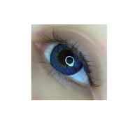 FreshTone Lentilles De Contact De Couleur Bleu Sapphire 3 Ton Kit De Rangement Boitier Pince et applicateur Offert 12 Mois sans correction