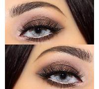 FreshTone Lentilles De Contact De Couleur Ivory 1 Tons Kit De Rangement Couleur Aléatoire Boitier Pince et applicateur Offert 12 Mois sans correction