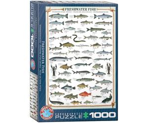Freshwater Fish 1000-Piece Puzzle