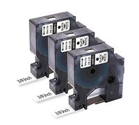 FreshWorld Lot de 3 rubans d'étiquettes de rechange pour DYMO D1 3/8" 41913 40913 S0720680