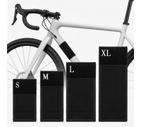 Fresilkora Lot de 4 protections de cadre de vélo pour porte-vélos avec fermeture , convient aux porte-vélos Thule - Protection de cadre de vélo pour vélo électrique, VTT, vélo de route, Gravel Bike (S