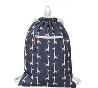 Fresk Giraffe Gymsack Bleu Enfants