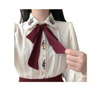 FRESQA 2023 Femmes Mignon Noeud Papillon Ruban Hauts Preppy Style Vintage Japon corée Design Bouton élégant Chemises Formelles Blouses