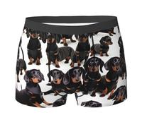 FRESQA Boxer de qualité supérieure en forme d'écureuil pour homme - Confort et durabilité exceptionnels, Teckel Weiner Pet Dog, XXL