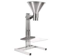 FresQa Emballage étanche à l'huile de sac sous vide de grand diamètre en acier inoxydable avec support, entonnoir de ravitaillement, entonnoir d'huile d'emballage,5cm