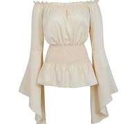 FRESQA Femmes Filles Gothique Renaissance Victorienne Chemise Chemise médiévale rétro Paysanne Femme Blouse Costume Cosplay Costume