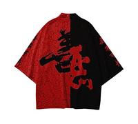FRESQA Kimono d'été streetwear style chinois tendance samouraï Cosplay Costume japonais pour homme Kimono Yukata 2023 pour femme