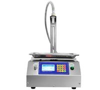 FresQa Machine de remplissage liquide, détergent à lessive, détergent, pesage d'huile comestible et machine de remplissage automatique quantitative,Argent