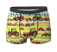 FRESQA Magic Owels Boxer pour homme, doux, évacuant l'humidité, respirant, flexible et confortable, Tracteur agriculture, XL