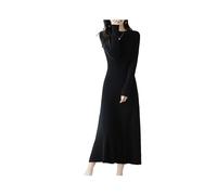 FRESQA Robe tricotée en Laine 100% pour Femme, Tenue Longue à col Rond, 6 Couleurs, Pull, Nouvelle Collection Hiver/Automne 2023