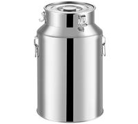 FresQa Stockage scellé Ultra épais de Baril d'acier Inoxydable 304 et Transport de bière, Lait, boîtes de thé, Huile Comestible d'arachide,100L