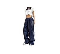 FRESQA Y2K - Pantalon de survêtement Vintage Bleu Marine pour Femmes, Streetwear Gris, Pantalon de Sport surdimensionné, coréen, Noir, Jambes Larges, survêtement