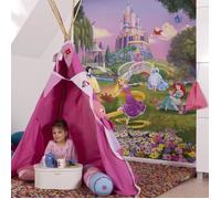 Fresque mural - Disney - Princesse - 184x254 cm - Thème Sunset - Colle incluse