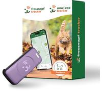 Fressnapf Traceur GPS violet pour chat - 2ème génération - Sans ABO - Localisation sans limite de distance - Détection d'activité et fonction de santé - Design adapté aux chats