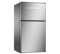 Frestec Mini réfrigérateur avec congélateur de 0,9 m³ Réfrigérateur à 2 portes et congélateur Petit réfrigérateur pour chambre à coucher, bureau, dortoir, petit refroidisseur de boissons, 37 dB à