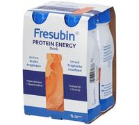 Fresubin Protein Energy Drink Fruits Tropical Solution(S) Buvable(S) 4x200 ml
