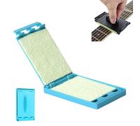 Fret Floss, Fret Floss Guitar String Cleaner, Portable Guitar Fingerboard Cleaning Tool, for Violin/Bass/Ukulele/Electric Guitars and Other Musical Instrument (1PC,Blue)