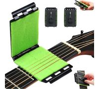 Fret Floss Guitar String Cleaner, 2/3/5Pcs Guitar String Cleaner Scrubber, Portable Guitars Fingerboard Cleaning Cloth Kit, for Bass Violin Ukulele Use Scrubber (2PC)