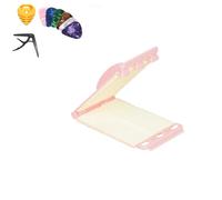 Fret Floss Guitar String Cleaner, Fretboard Cleaner, Maintenance Reusable Cleaning Tool, For Violin/Bass/Ukulele/Electric Guitars And Other Musical Instrument (Pink,1PCS)