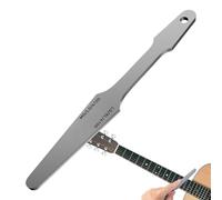 Fret Leveler | Double-Sided Guitar Fret File Tool | Professional Luthier Crowning File for Electric Acoustic Bass Guitars High Carbon Steel Fretwork Tool with Rails for Smoother Playability