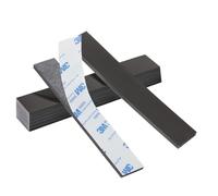 FRETONBA Lot de 8 bandes magnétiques auto-adhésives puissantes, 4 mm, en tôle magnétique découpable, aimants à coller, forte adhérence 3M, bande magnétique pour moustiquaire, aimants adhésifs