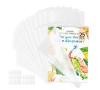 FRETONBA Protege Livre DIN A4 Épaissie, 25 Pièces Couvre Livre, Couverture Livre Transparent Résistantes à l'usure, Protege Cahier avec Étiquettes, PP Recyclable, Book Covers pour Lécole, Bureau