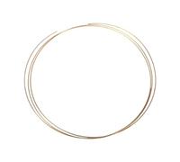 Frettes de Guitare 1,5 MM en Métal pour Mandoline et Cigar Box | Longue, 2,43 M, Finition Dorée, Usage Solide et Rigide, pour Instruments à Cordes Adaptés