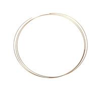 Frettes de Guitare en Laiton 1,5mm, 2,4, pour Dulcimer | Couleur Or, Usage Solide et Rigide, pour Guitare Cigar Box et Mandoline, Longueur Adaptée aux Projets