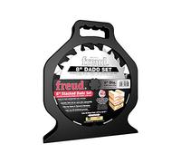Freud : Ensemble Pro Dado 8" x 12T, Lames de Scie en Carbure de Titane, Compatible avec Contreplaqué Laminé, Mélamine et Bois, Dado Set de 20,3 cm