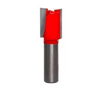 Freud Fraise droite à double cannelure, pour le rainurage et le routage des bords, meulage Eclipse, 1,9 cm de diamètre, tige 1,27 cm, longueur 6,35 cm, 24 000 tr/min max - 12-152