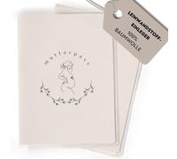 FreudenPost® Étui pour carnet de maternité en toile de qualité supérieure - Cadeau de grossesse et de naissance - Compartiment pour photos à ultrasons - Élégant et durable (beige minimum)