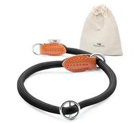 FREUDENTIER Collier anti-traction pour chien - Collier retriever - Collier pour chien - Arrêt de traction pour chiens de petite, moyenne et grande taille (noir, S)