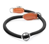 FREUDENTIER Collier anti-traction pour chien - Collier retriever - Collier pour chien - Arrêt de traction pour chiens de petite, moyenne et grande taille (noir, L)