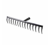 Freund Victoria 341-0557 Râteau de jardin 66146, 16 dents, 400mm, sans manche, anthracite