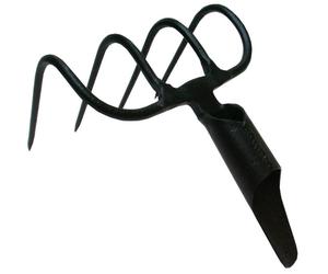 Freund Victoria CROC À FUMIER 4 dents, Victoria 21x20cm sans manche, avec douille ressort