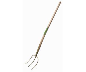 Freund Victoria Mini fourche à foin, 3 dents, forgée avec manche 100 cm