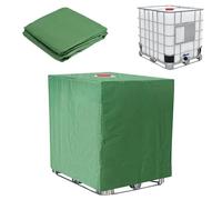 Frevoitna 120×100×116cm Bache Protection, Bâche Imperméable, Couverture Imperméable, Housse de Protection pour Réservoir IBC, Couvercle Cuve 1000L, Bouchon Cuve Anti-UV, Réservoir d'eau Couv