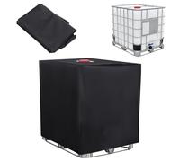 Frevoitna 120×100×116cm Bache Protection, Bâche Imperméable, Couverture Imperméable, Housse de Protection pour Réservoir IBC, Couvercle Cuve 1000L, Bouchon Cuve Anti-UV, Réservoir d'eau Couv