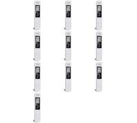 Frewurwer 10X Testeur de Qualité de L'Eau Numérique TDS EC Meter 0-9999 PPM Plage de Mesure Testeur de Température de Pureté de L'Eau