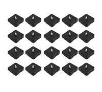 Frewurwer 20X Mouvement D'Horloge avec Aiguilles Courtes, épaisseur Maximale du Cadran de 4/25 Pouces, Longueur Totale de l'arbre de 3/5 Pouces