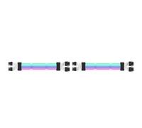 Frewurwer 2X Câble D'Extension d'alimentation ARGB 2X8Pin Cordon Câble D'Extension RGB de Carte Mère pour Ordinateur