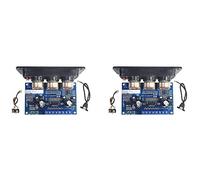 Frewurwer 2X Carte Amplificateur Numérique 2.1 Canaux 2X25W + 50 W BT5.0 Subwoofer Class D Amplifier Board DC12-20V avec Câble AUX + Câble USB
