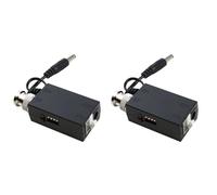 Frewurwer 2X DC12V 1CH Transmetteur Vidéo Actif UTP Balun BNC Balun Vidéo pour Système DVR de Caméra CCTV