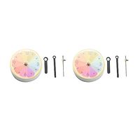 Frewurwer 2X Modele de Citron Aimant Portable Horloge Murale de Cuisine Refrigerateur Horloge Magnetique de Arabe Numerique Decor A
